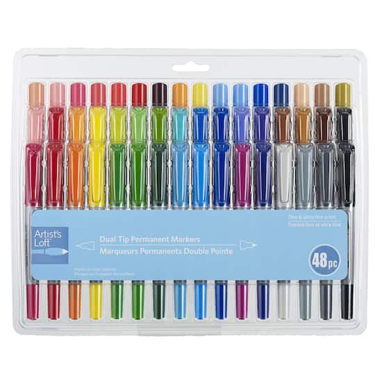 Artist's loft dual tip permanent markers Clearance